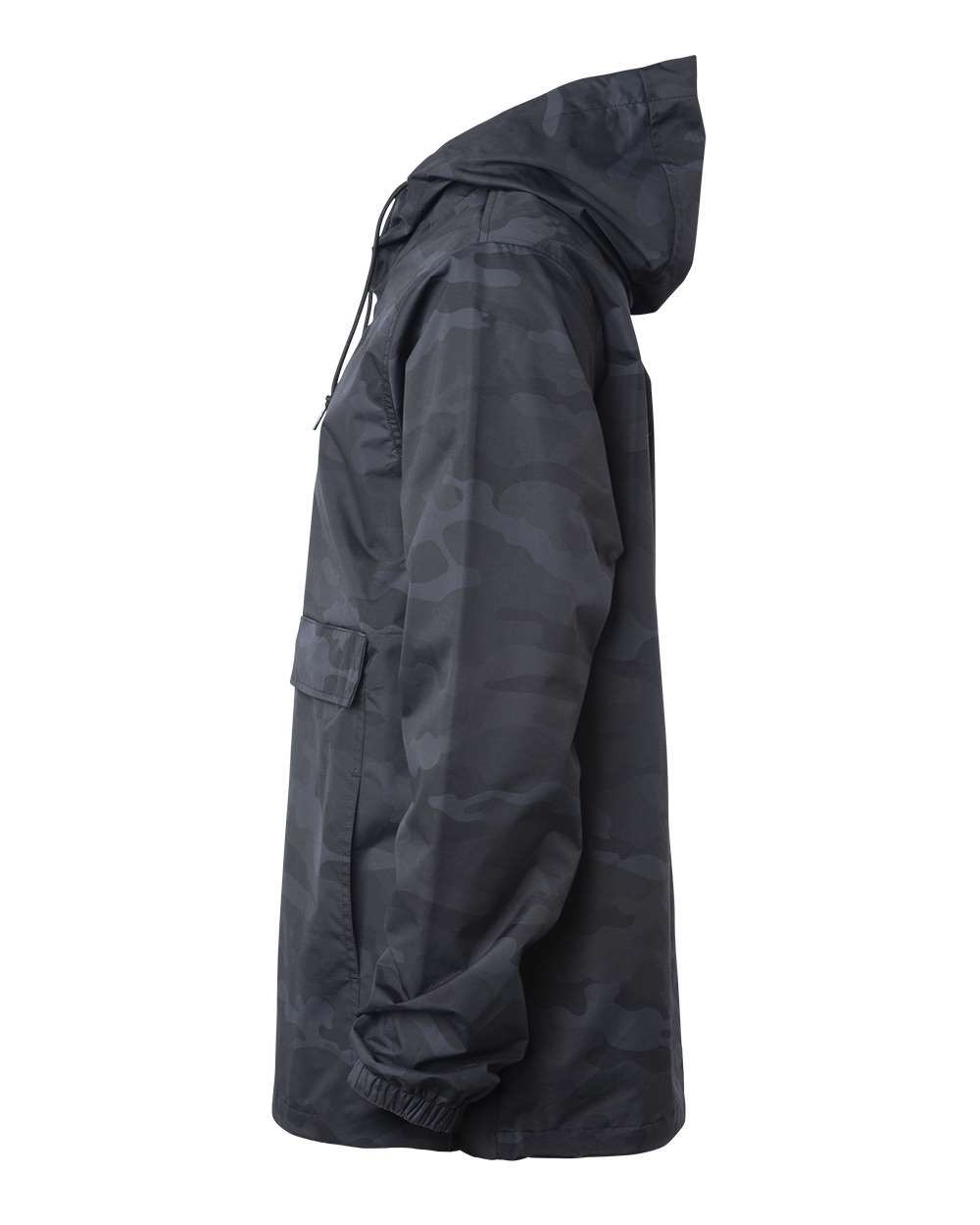 Black Camo Windbreaker