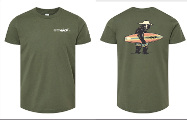 Kids wakesurfing shirts